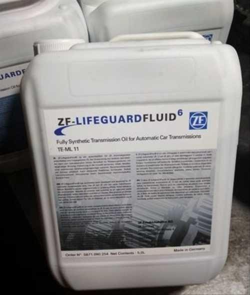 Масло трансмиссионное ZF Lifeguard fluid 6 5л