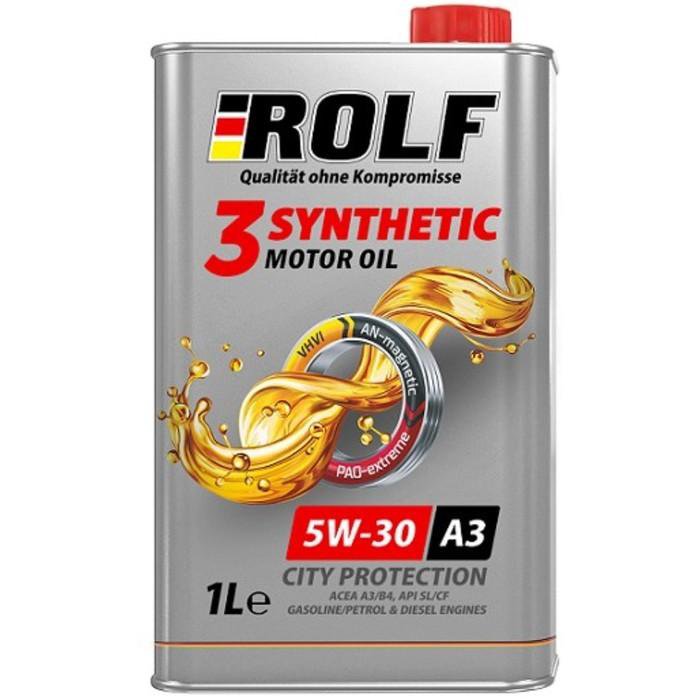 Масло моторное Rolf 3-Synthetic A3/B4 5W-30 1л