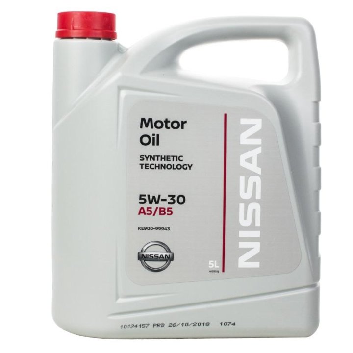 Масло моторное Nissan Motor Oil 5W-30, 5 л