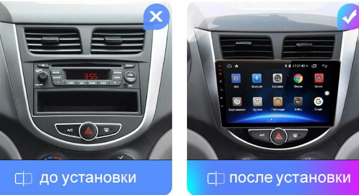 Автомагнитола для Хундай Солярис