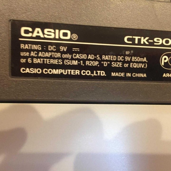 Синтезатор CASIO CTK 900