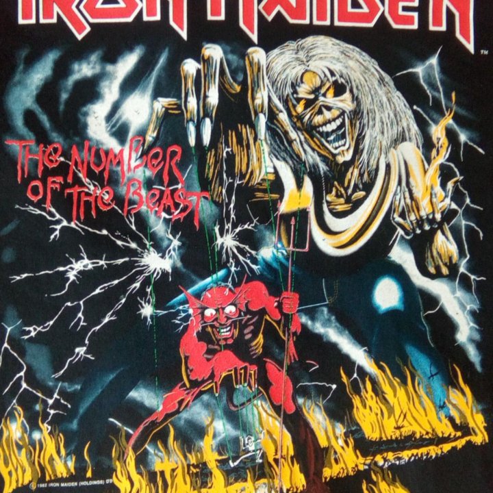 Футболка с атрибутикой Iron Maiden