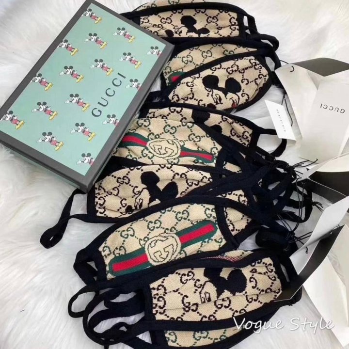 Маски Gucci, фирменная коробка