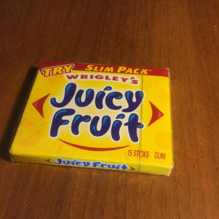 Жевательная резинка juicy fruit в коллекцию