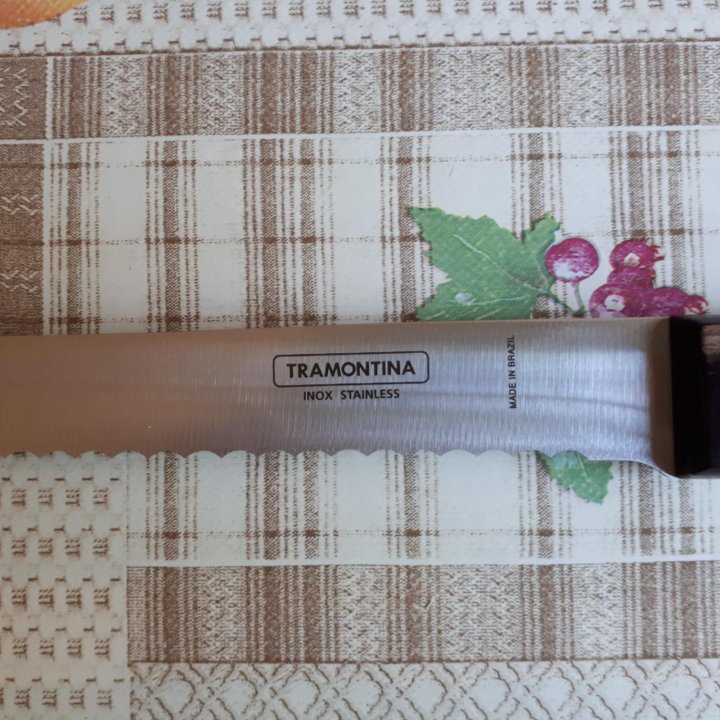 Нож для хлеба и ветчины Tramontina