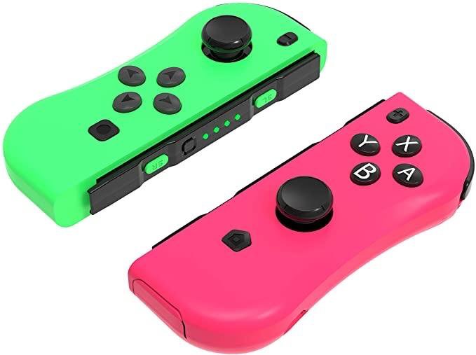 Новые Joy-con для Nintendo switch зеленый розовый