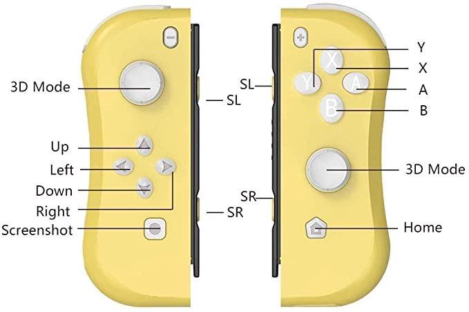 Новые Joy-con для Nintendo switch желтый
