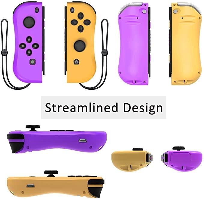 Новые Joy-con для Nintendo switch фиолетовый оранж