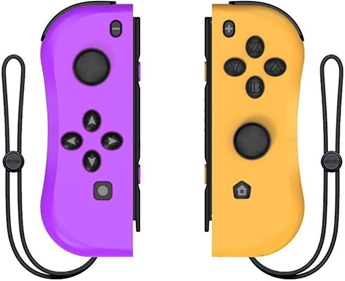 Новые Joy-con для Nintendo switch фиолетовый оранж