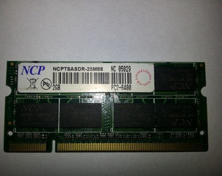 Память NCP DDR2, 2Гб для ноутбука