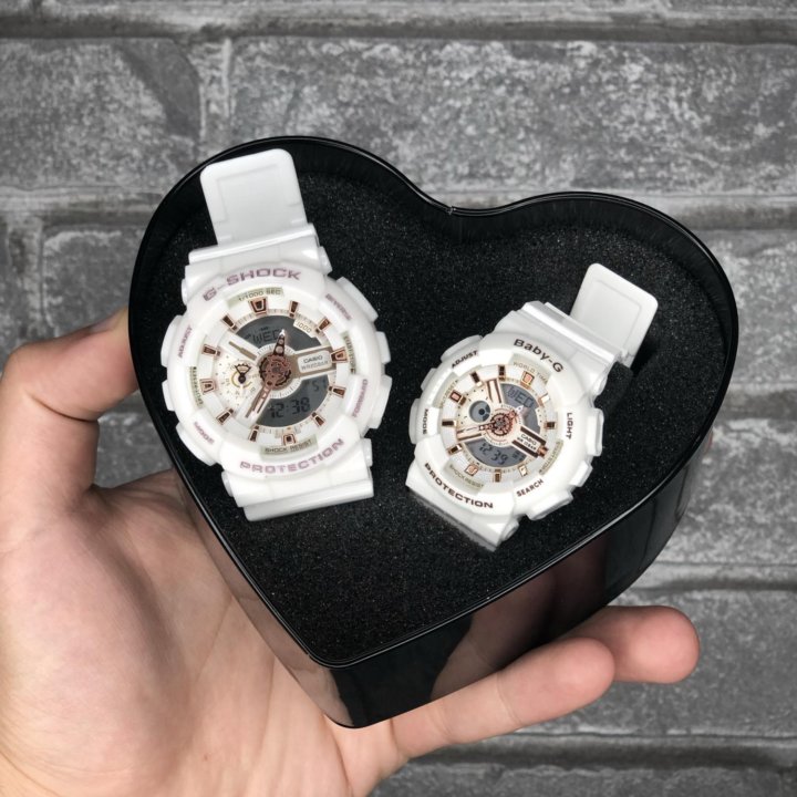 Часы набор Casio G - Shock + Baby - G (1+1)