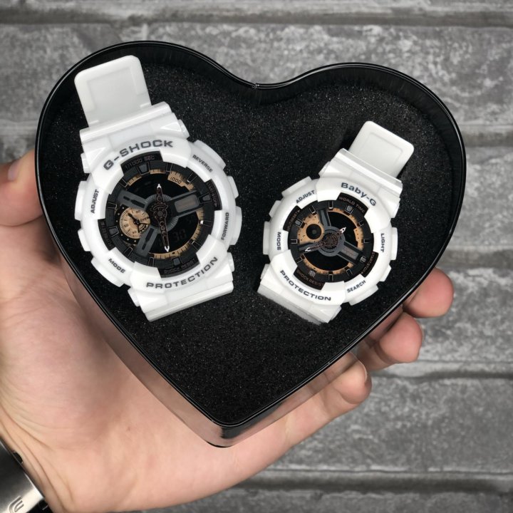 Часы набор Casio G-Shock + Baby - G (1+1)