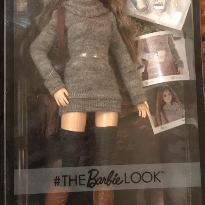 Барби серый свитер The Barbie Look sweater dress