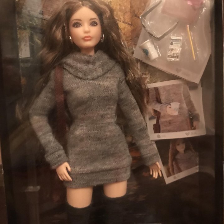 Барби серый свитер The Barbie Look sweater dress