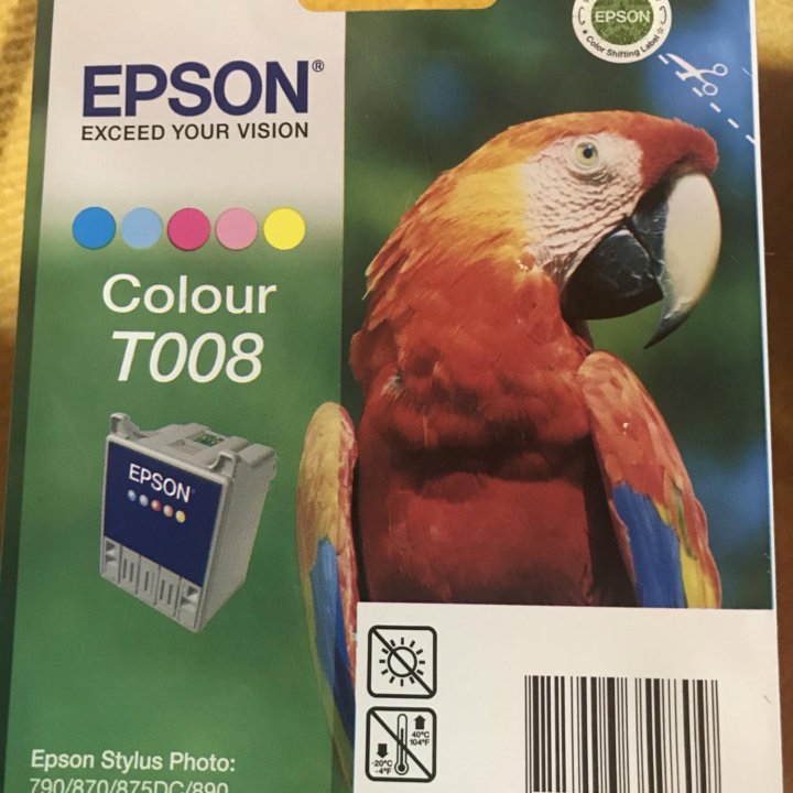 Картридж Epson T008 цветной