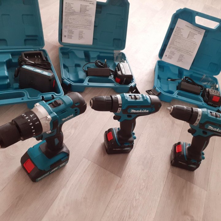 Шуруповёрт Makita 21V большой аккумулятор