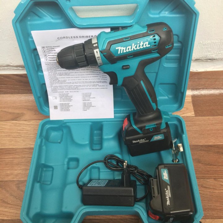 Шуруповёрт Makita 21V большой аккумулятор