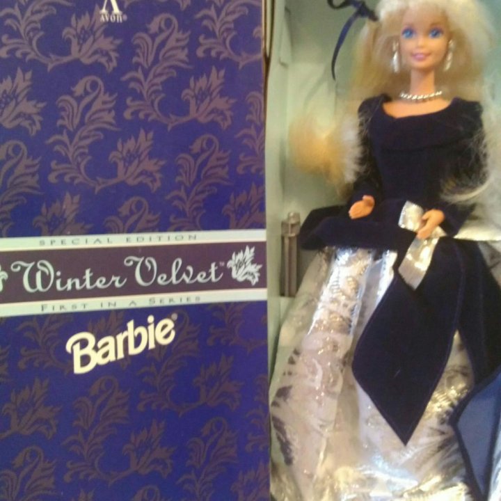 Барби Barbie Winter Velvet Avon 1995 nrfb Mattel