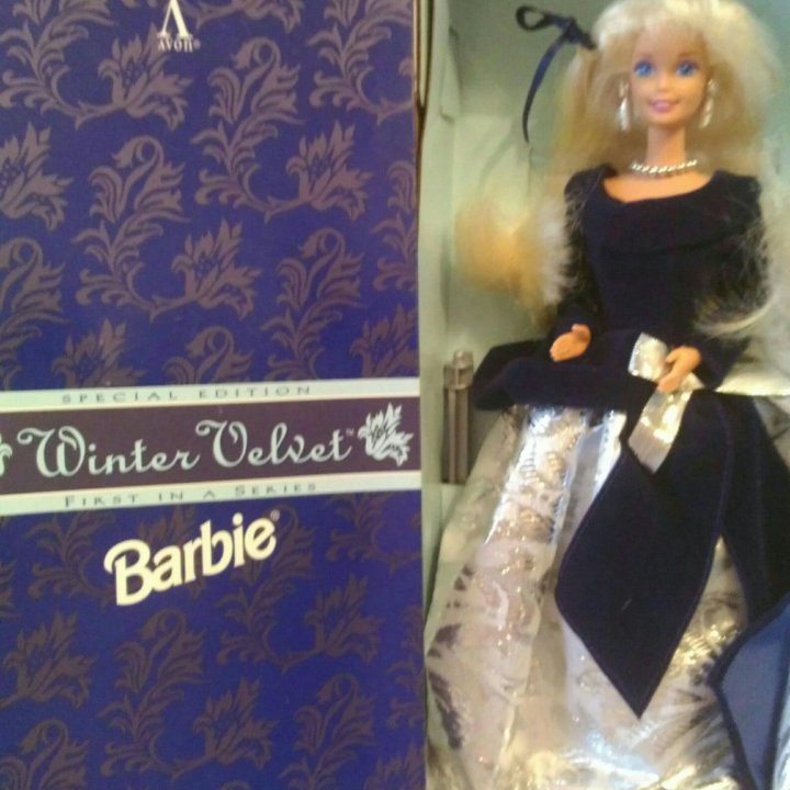 Барби Barbie Winter Velvet Avon 1995 nrfb Mattel