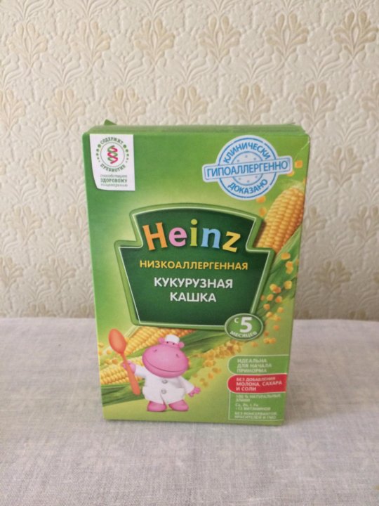 Каша безмолочная heinz рисовая низкоаллергенная состав