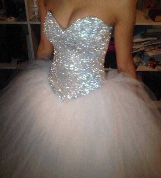 Пышное Платье Со Стразами фото 9