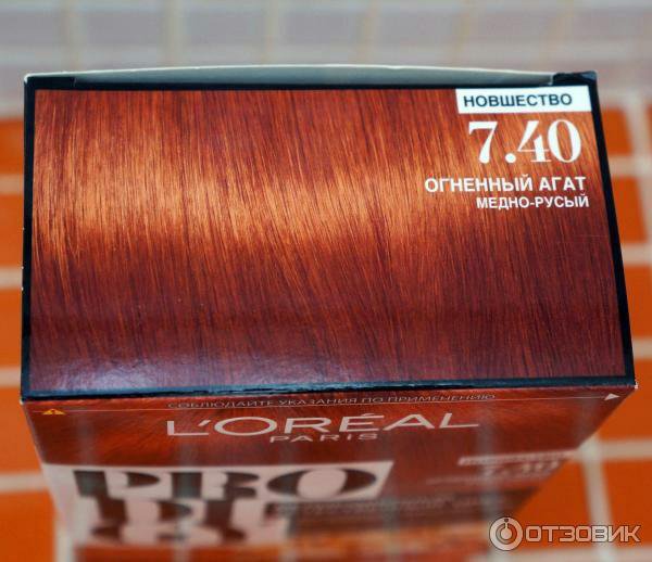 L'oreal paris краска для волос prodigy оттенок 7 40 огненный агат