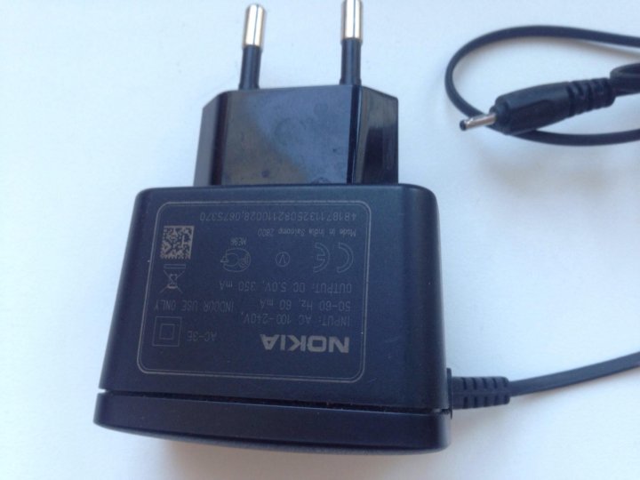 Зарядное устройство для нокиа( тонкий штекер ) – купить в Москве, цена ...