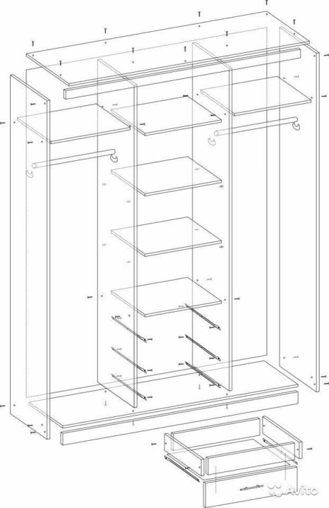 Пошаговая сборка шкаф купе маэстро