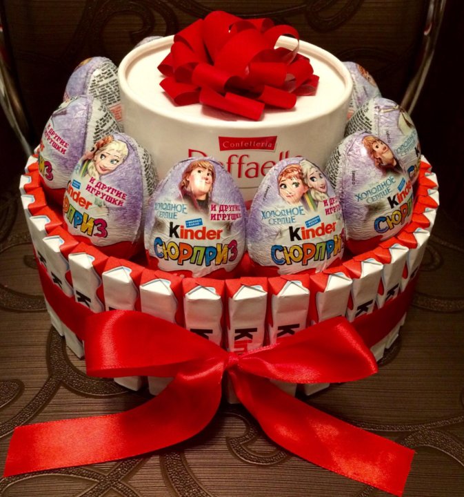 Готовим торт из kinder