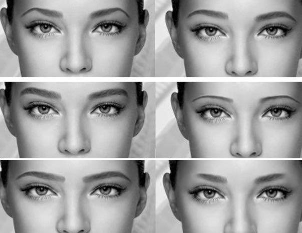 Как влияет форма бровей на выражение лица