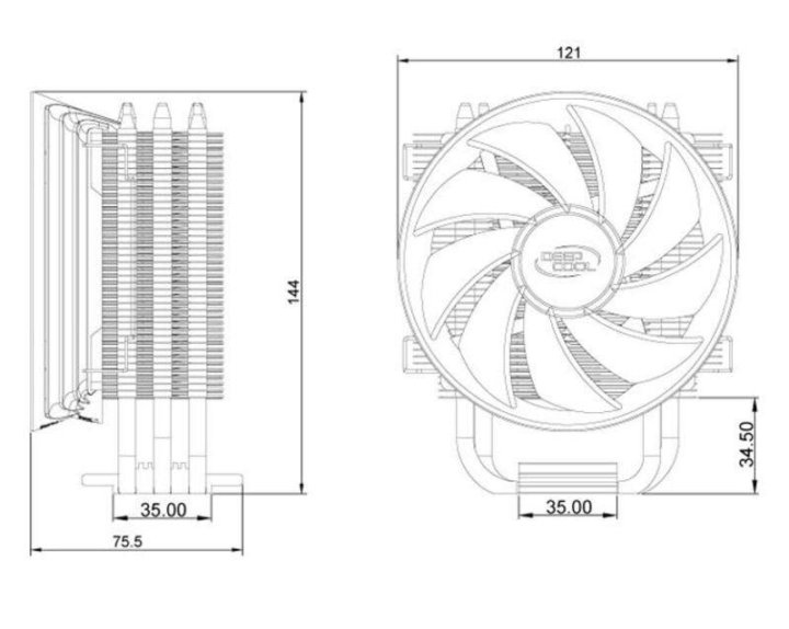 максимальная высота кулера