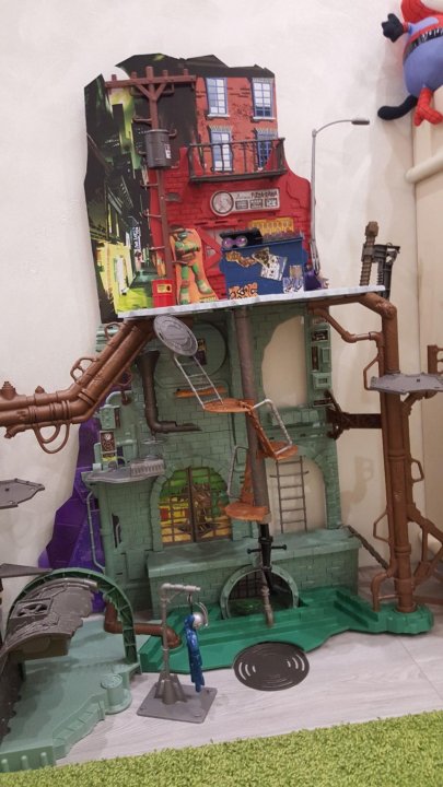 Черепашки Ниндзя Sewer Lair Playset Дом, Милый Дом