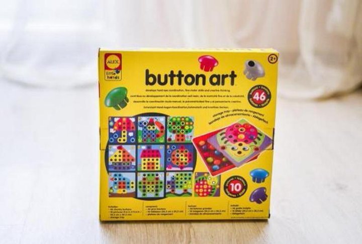 Little button. Мозаика Алекс Баттон для детей.