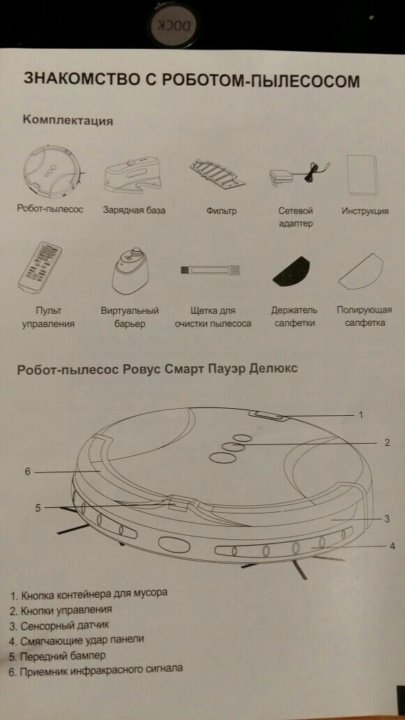 Карта робота пылесоса