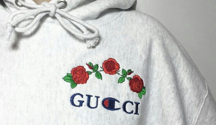 gucci champion collab