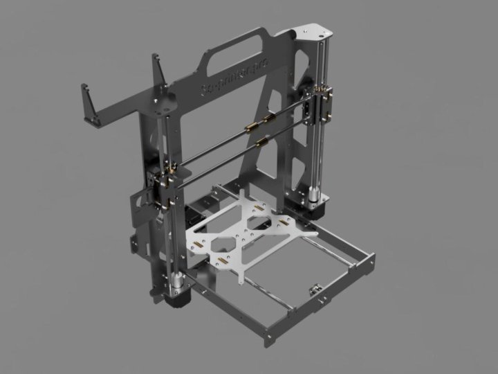 Prusa i3 steel чертежи рамы