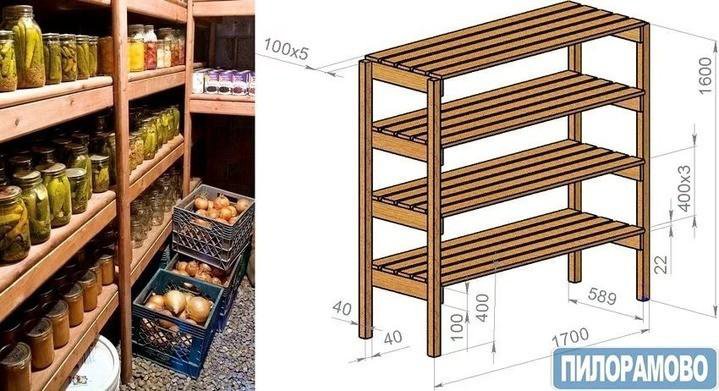 Как сделать стеллаж для банок