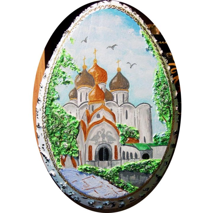 Рисунок на пасху с храмом