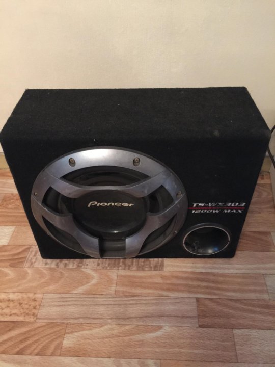 Сабвуферы иркутск. Pioneer TS wx303. Сабвуфер Пионер TS-wx303 размер. Активный сабвуфер Pioneer TS-wx303.