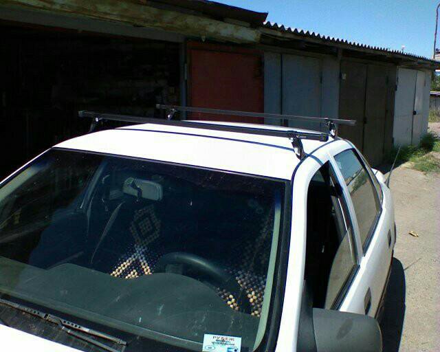 Багажник на крышу опель вектра с фото