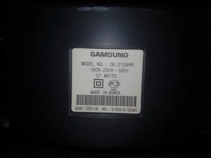 Samsung ck 2139vr схема