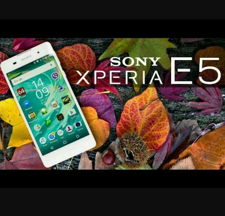 Sony Xperia e5 рекламный баннер.