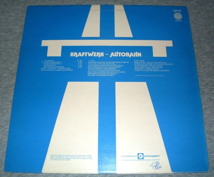 Kraftwerk autobahn. Kraftwerk винил. Vertigo 6360 170.