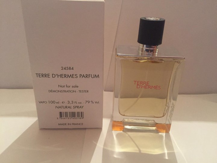 100 гермес. Hermes Terre d'Hermes тестер.