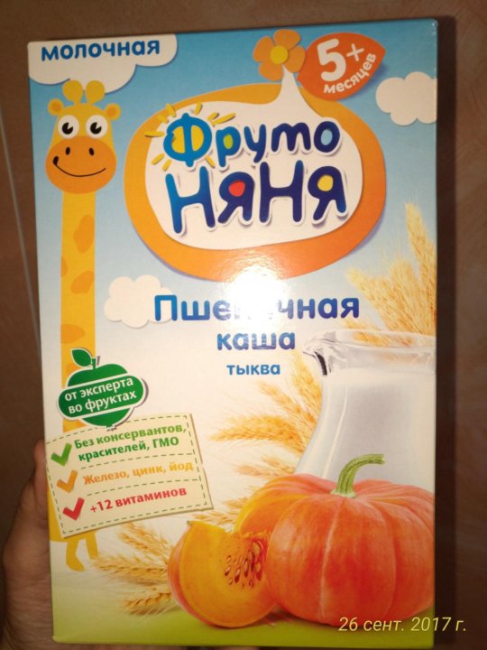 Каша сухая безмолочная фрутоняня