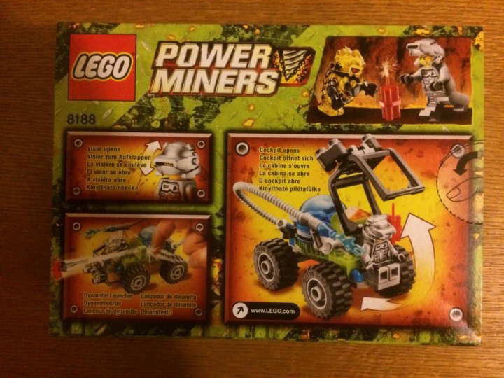 lego power miners fire blaster
