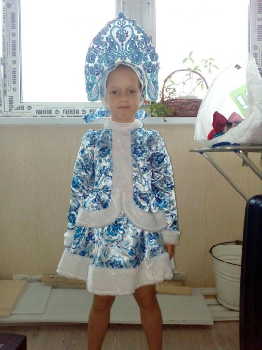 Детский Новогодний Костюм Снегурочки Детский Новогодний Костюм Снегурочки