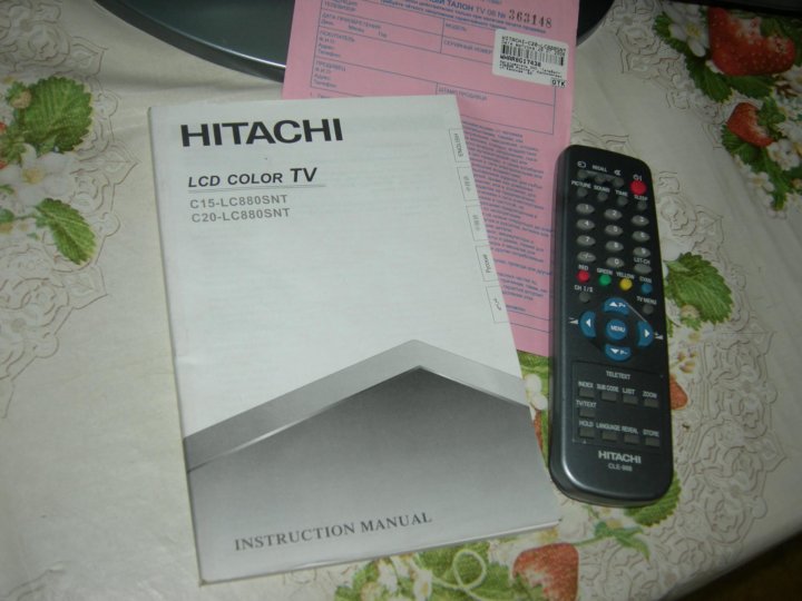 Hitachi c20 lc880snt схема