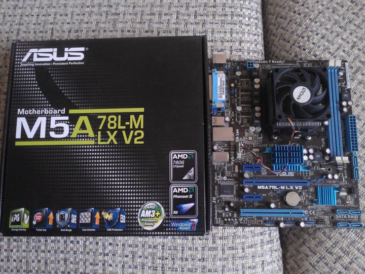 Asus m5a78l m lx3 нет изображения