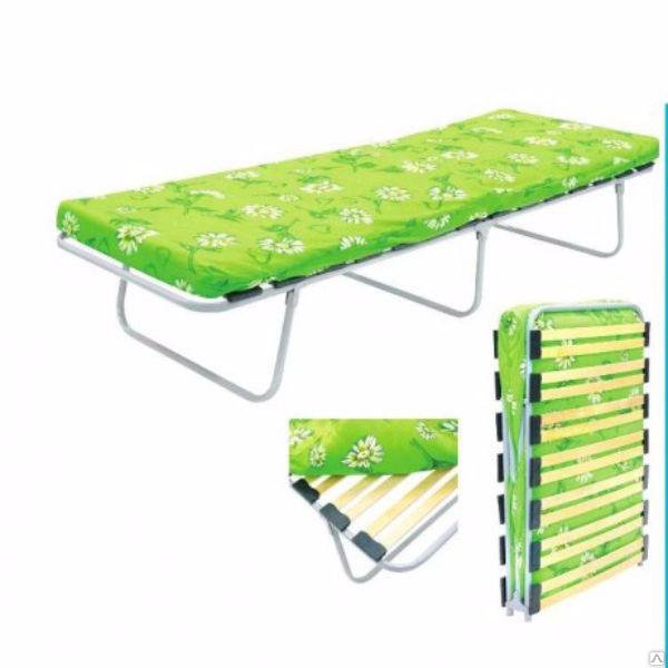 Кровать green way раскладная на ламелях с матрасом